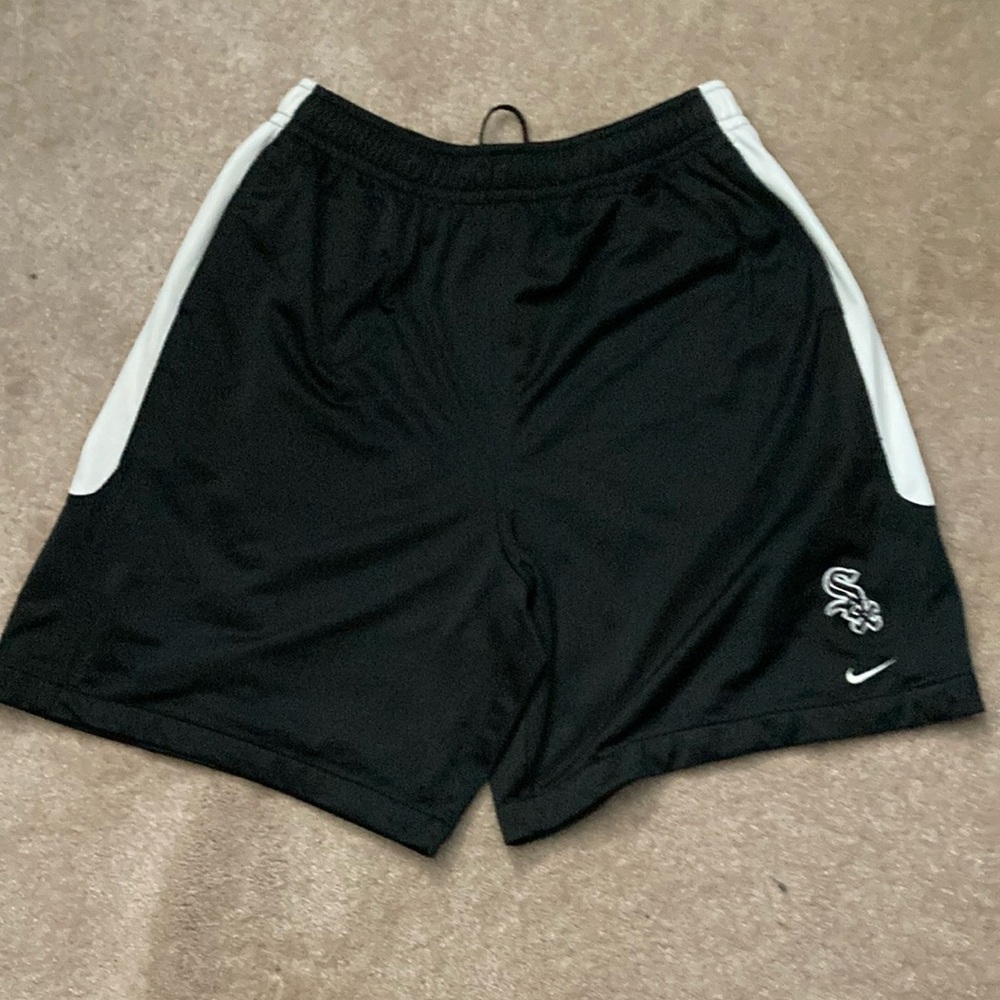 Nike Black and White Athletic Shorts
